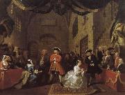 William Hogarth Beggar s opera painting